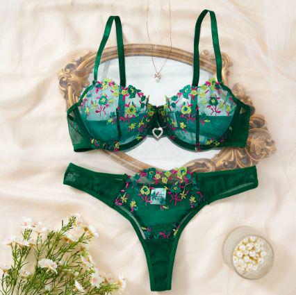 Conjunto Encaje Bordado