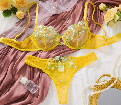 Conjunto Encaje Bordado